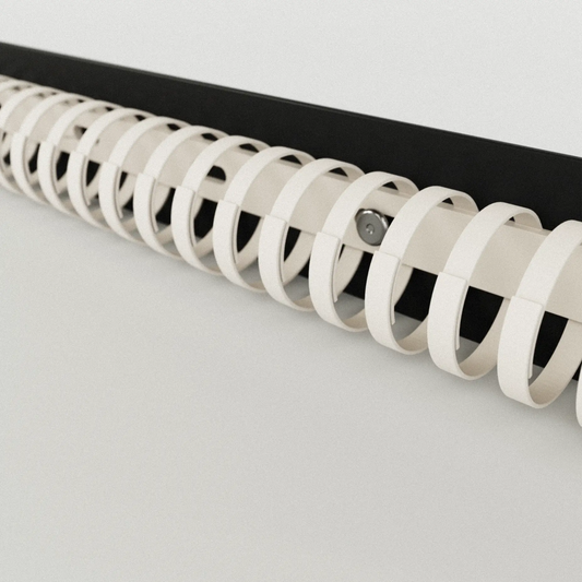 1U Rack Mount Panel (Steel) with Plastic Wiring Duct for 19" Server Racks and Cabinets