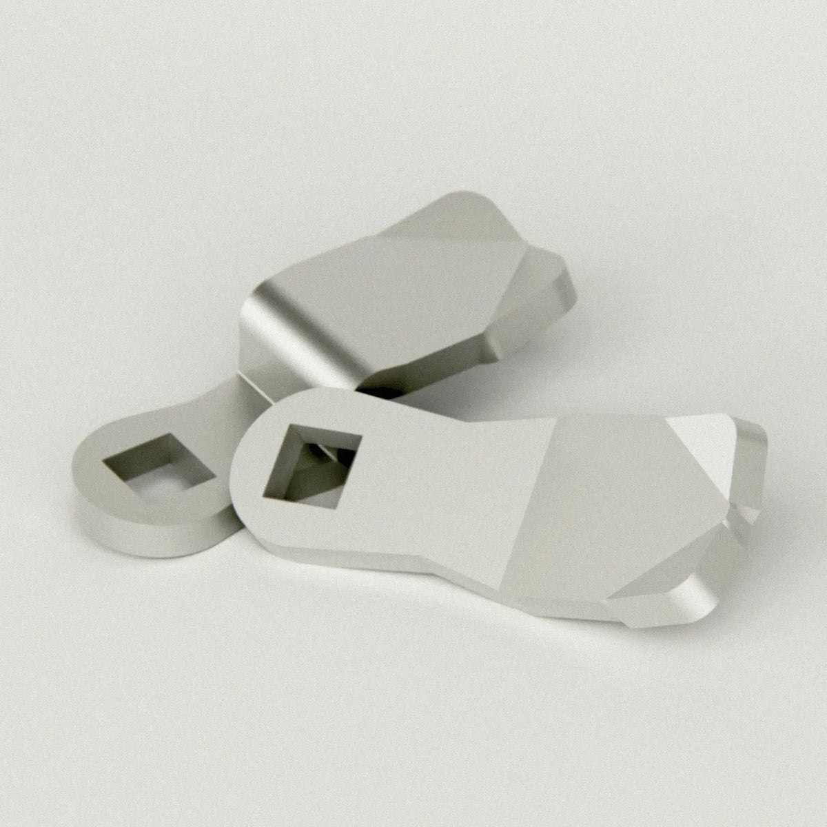 Picture of an offset and non-offset Cam for Latch mechanisms