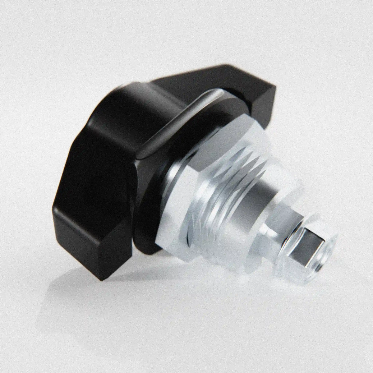 Wing-Handle Knob Quarter Turn Latch - Padlockable